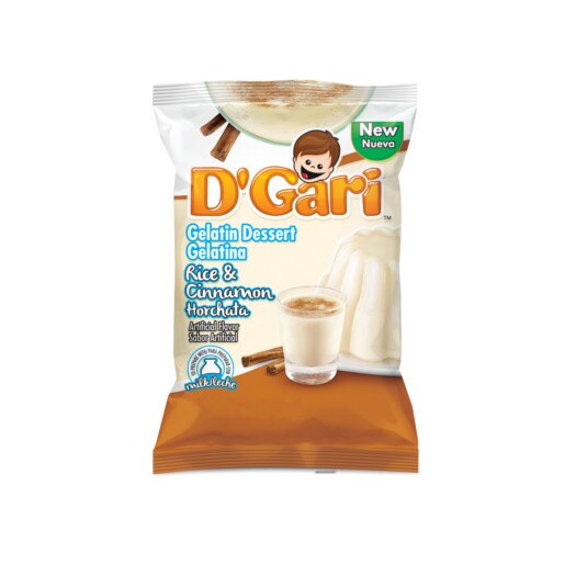 D'GARI GELATIN RICE AND CINNAMON HORCHATA W/MILK 24/4.2 OZ